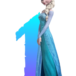 elsa number 1 png, elsa frozen png, frozen logo png, frozen family png, frozen birthday png, elsa olaf anna frozen png