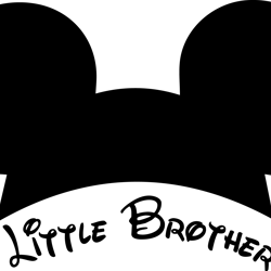 little brother mickey face svg, disney brother svg, mickey big familys svg, mickey mouse svg, disney svg, cut file