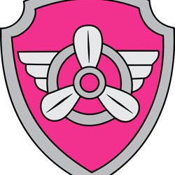 skye badge svg, paw patrol svg, paw patrol logo svg, paw patrol svg file, paw patrol svg everest, digital download