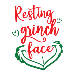 resting grinch face svg, the grinch christmas svg, the grinch svg, grinch face svg, grinch svg, instant download