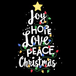 joy hope love peace christmas tree png, buffalo plaid christmas png, buffalo plaid png, christmas png, digital download