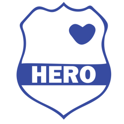 hero police badge thin blue line svg, police svg, thin blue line svg, blue lives matter, i've got your six svg, cut file