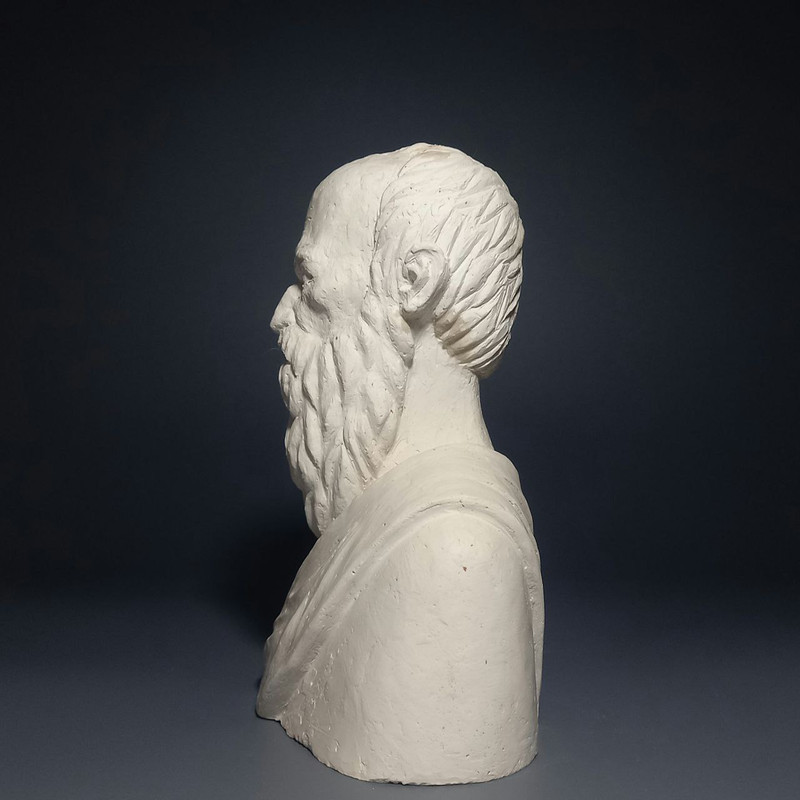 Diogenes Of Sinope Handcrafted Bust Head Sculpture Interior Object 4