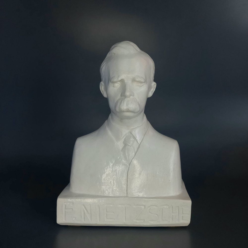 Friedrich Nietzsche Handcrafted Bust Head Sculpture Interior Object 0