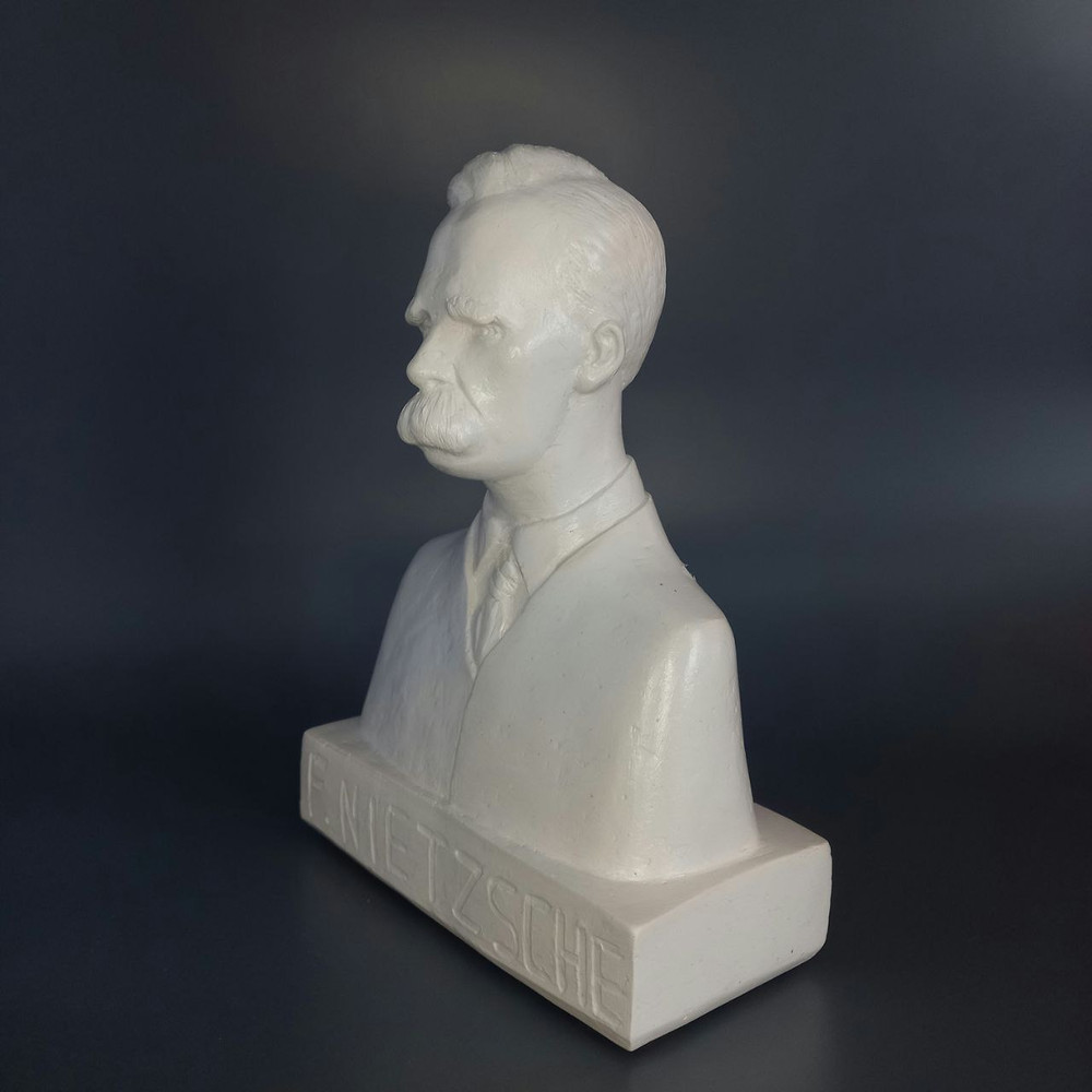 Friedrich Nietzsche Handcrafted Bust Head Sculpture Interior Object 3