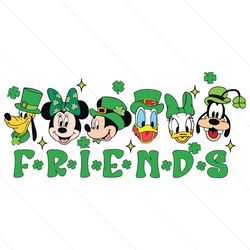 Disney Friends St Patricks Day SVG Digital Design