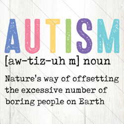 Autism Awareness Definition Neurodivergent SVG File Digital