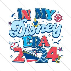 Retro In My Disney Era 2024 Cruise Line PNG File Digital