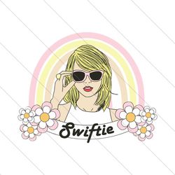 Floral Little Swiftie Funny Taylor SVG File Instant Download File Digital
