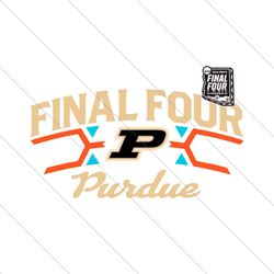 Retro NCAA Mens Final Four Purdue SVG File Digital