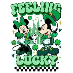 disney mickey minnie feeling lucky svg file digital