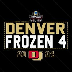 Denver Frozen 4 Hockey 2024 NCAA SVG