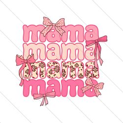 Groovy Mama Bow Tie Happy Mothers Day SVG