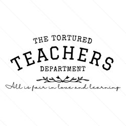 The Tortured Teachers Department SVG