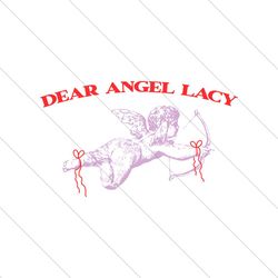 retro dear angel lacy olivia rodrigo svg file digital