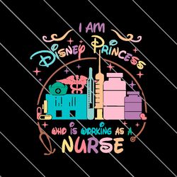 Disney Princess Who Is Working As A Nurse SVG File Digital