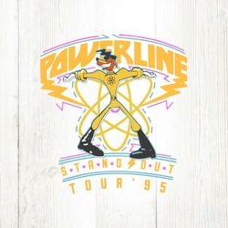 disney goofy powerline stand out tour 95 svg file digital