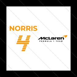 lando norris mclaren formula 1 svg file digital