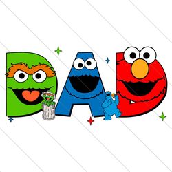 funny elmo dad sesame street happy fathers day svg file digital
