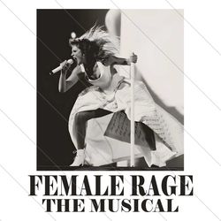 female rage the musical eras tour png file digital