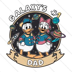 galaxys dad donald and daisy duck svg file digital