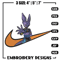 Beerus x nike Embroidery Design, Dragonball Embroidery, Embroidery File, Nike Embroidery, Anime shirt, Digital download.jpg