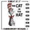 The Cat in the Hat Embroidery Design, Dr seuss Embroidery, Embroidery design, Embroidery File, Digital download..jpg