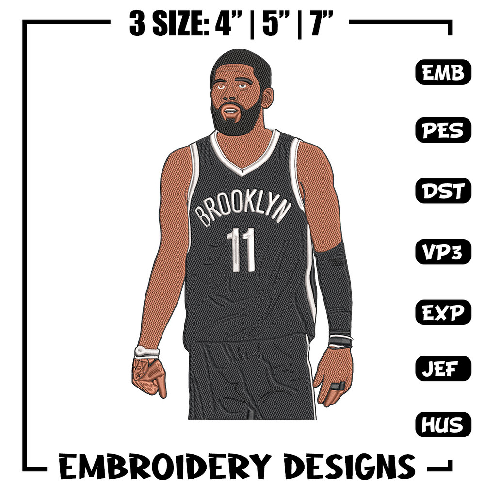 Brooklyn Nets player embroidery design, NBA embroidery,Sport embroidery, Logo sport embroidery, Embroidery design.jpg