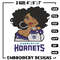 Charlotte Hornets girl embroidery design, NBA embroidery, Sport embroidery, Embroidery design, Logo sport embroidery..jpg