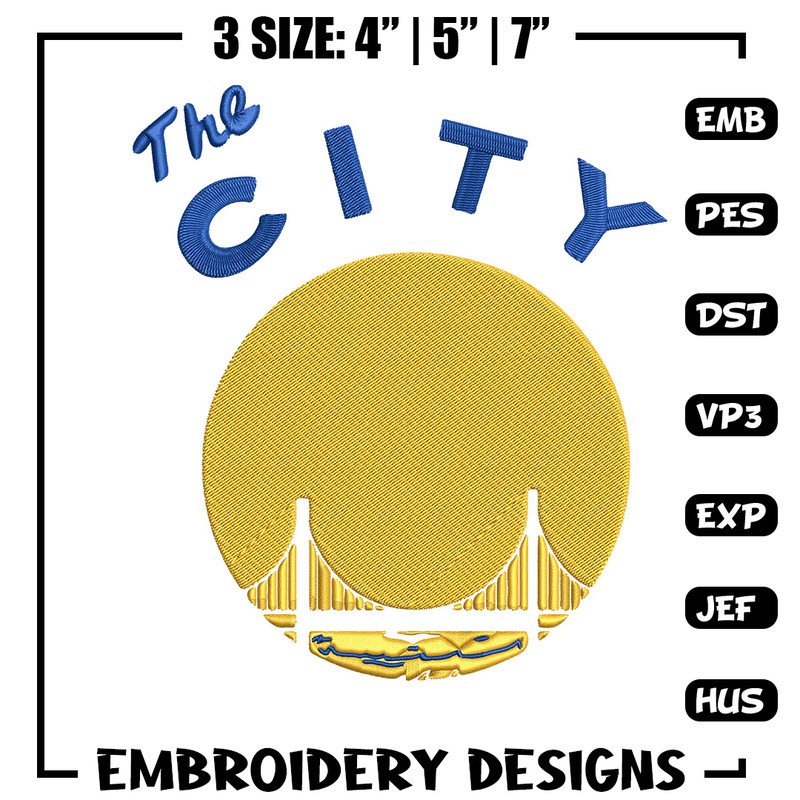 Golden State Warriors logo embroidery design, NBA embroidery, Sport embroidery,Embroidery design,Logo sport embroidery.jpg