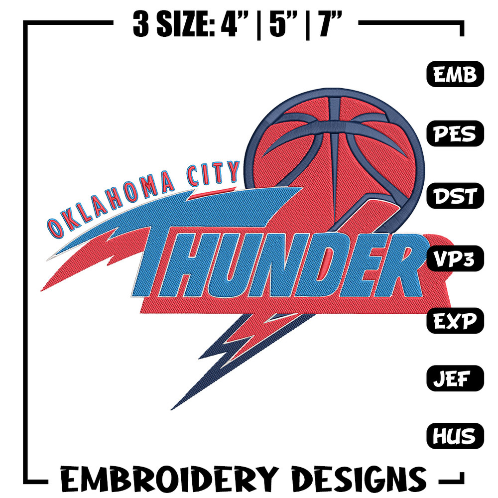 Oklahoma City Thunder logo embroidery design,NBA embroidery, Sport embroidery,Embroidery design, Logo sport embroidery..jpg