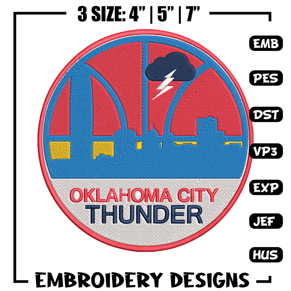 Oklahoma City Thunder logo embroidery design,NBA embroidery,Sport embroidery,Embroidery design, Logo sport embroidery.jpg