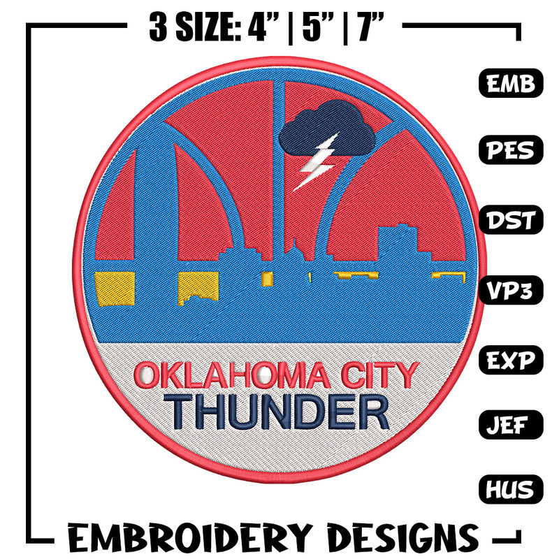 Oklahoma City Thunder logo embroidery design,NBA embroidery,Sport embroidery,Embroidery design, Logo sport embroidery.jpg