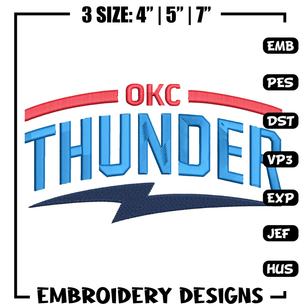 Oklahoma Thunder logo embroidery design,NBA embroidery,Sport embroidery, Embroidery design, Logo sport embroidery.jpg
