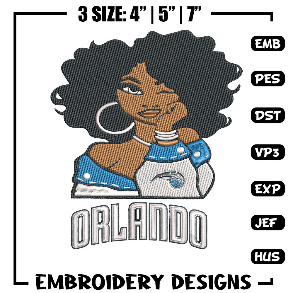 Orlando Magic girl embroidery design, NBA embroidery, Sport embroidery,Embroidery design ,Logo sport embroidery.jpg