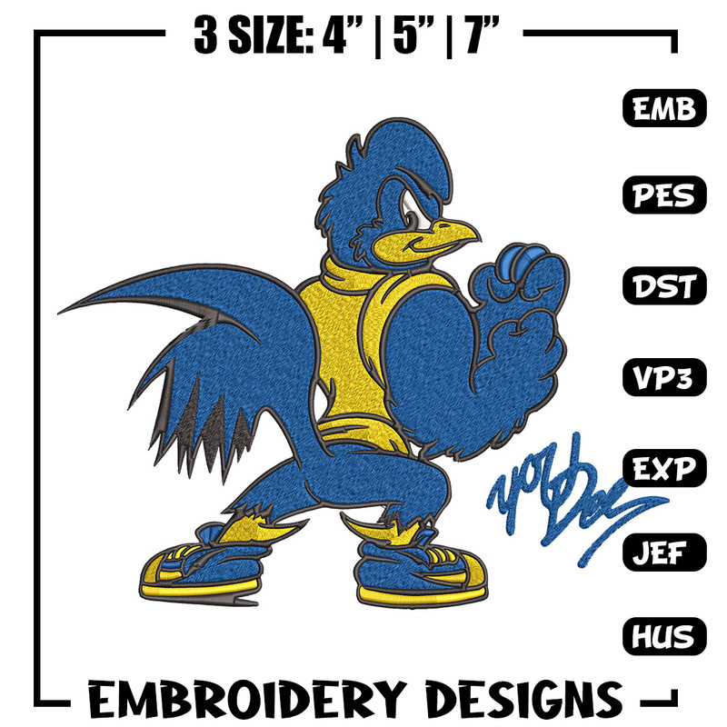 University of Delaware embroidery design, NCAA embroidery, Sport embroidery, logo sport embroidery,Embroidery design.jpg