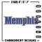 University of Memphis logo embroidery design, NCAA embroidery, Embroidery design,Logo sport embroidery,Sport embroidery.jpg