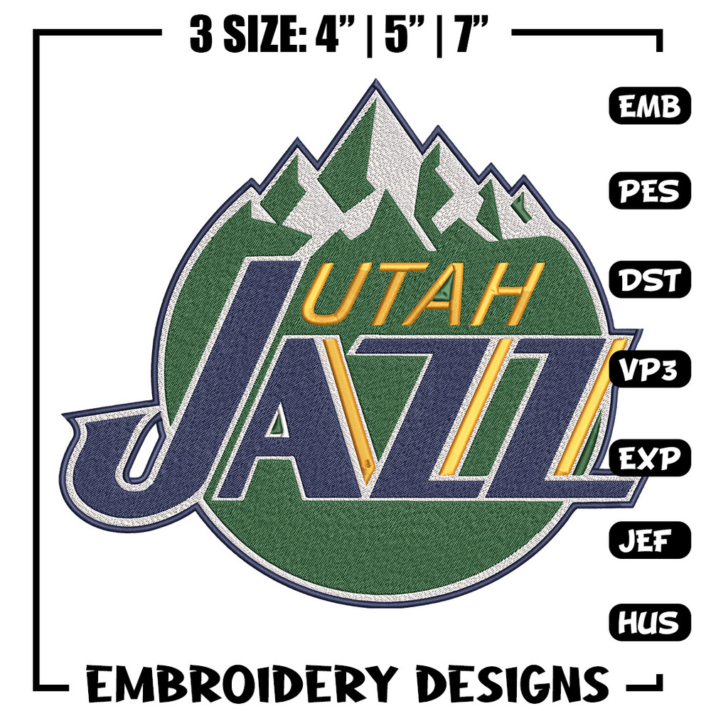 Utah Jazz logo embroidery design, NBA embroidery, Sport embroidery, Embroidery design,Logo sport embroidery..jpg