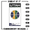 Utah Jazz logo embroidery design,NBA embroidery, Sport embroidery, Embroidery design, Logo sport embroidery.jpg