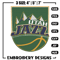 Utah Jazz logo embroidery design,NBA embroidery,Sport embroidery, Embroidery design, Logo sport embroidery.jpg
