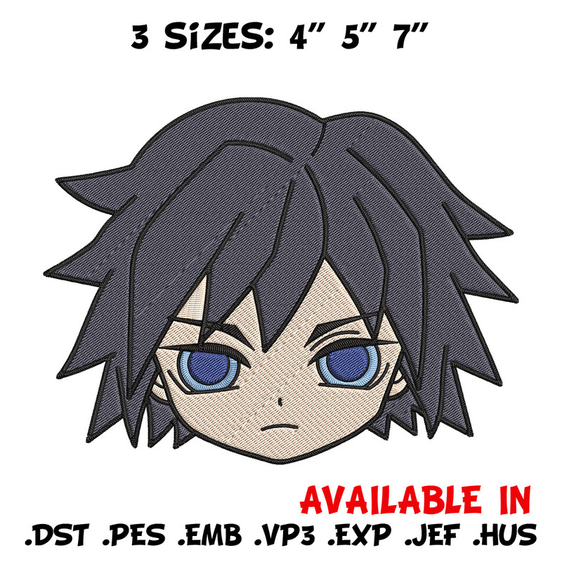 Giyuu chibi Embroidery Design,Demon slayer Embroidery,Embroidery File,Anime Embroidery,Anime shirt, Digital download.jpg