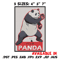 Panda jjk Embroidery Design, Jujutsu Embroidery, Embroidery File, Anime Embroidery, Anime shirt, Digital download.jpg
