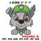 Rocky dog Embroidery Design, Paw patrol Embroidery, Embroidery File, Anime Embroidery, Anime shirt, Digital download.jpg