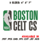 Boston Celtics logo embroidery design, NBA embroidery, Sport embroidery, Logo sport embroidery, Embroidery design..jpg