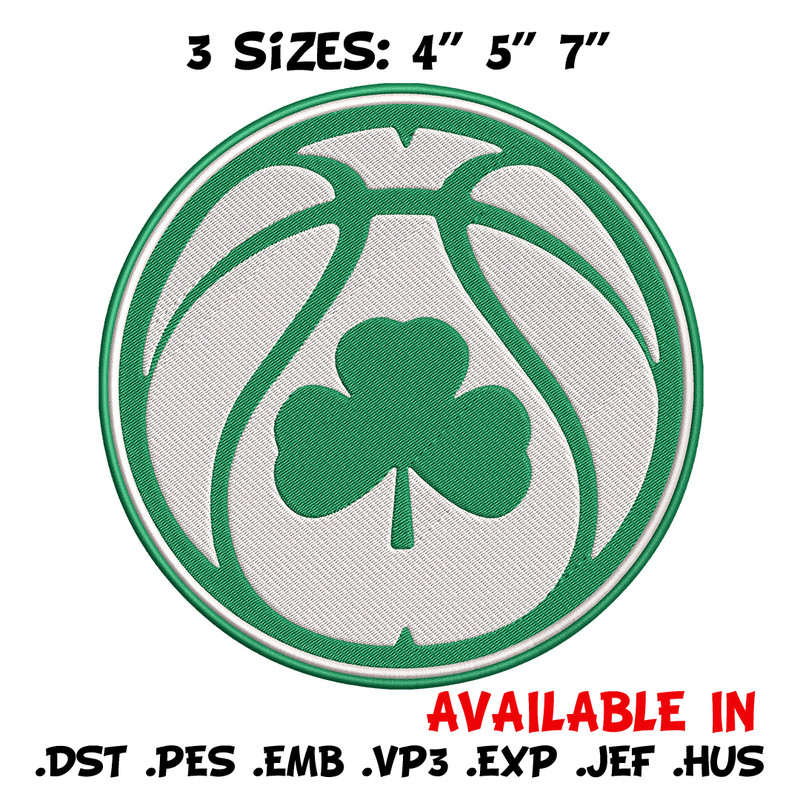Boston Celtics logo embroidery design, NBA embroidery,Sport embroidery, Logo sport embroidery, Embroidery design.jpg