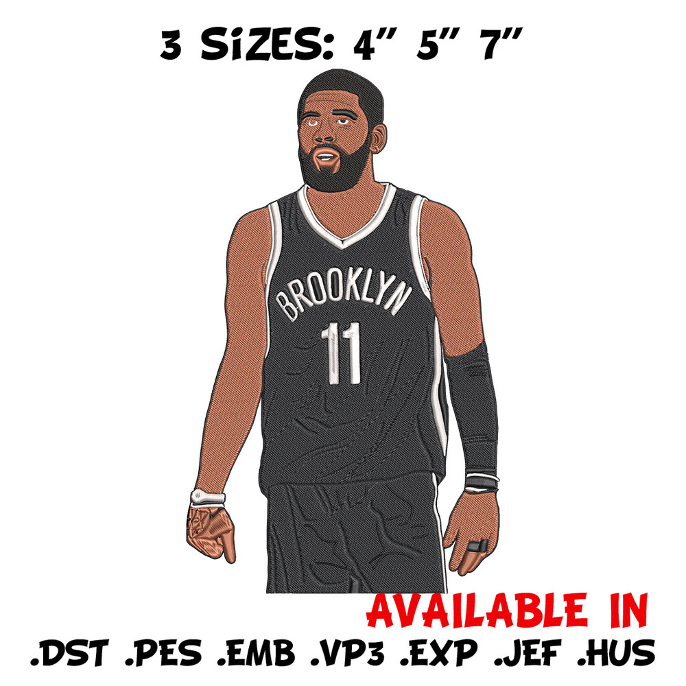 Brooklyn Nets player embroidery design, NBA embroidery,Sport embroidery, Logo sport embroidery, Embroidery design.jpg