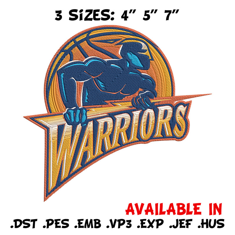 Golden State Warriors design embroidery design, NBA embroidery, Sport embroidery,Embroidery design,Logo sport embroidery.jpg