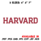 Harvard logo embroidery design, College embroidery, Sport embroidery, logo sport embroidery, Embroidery design.jpg