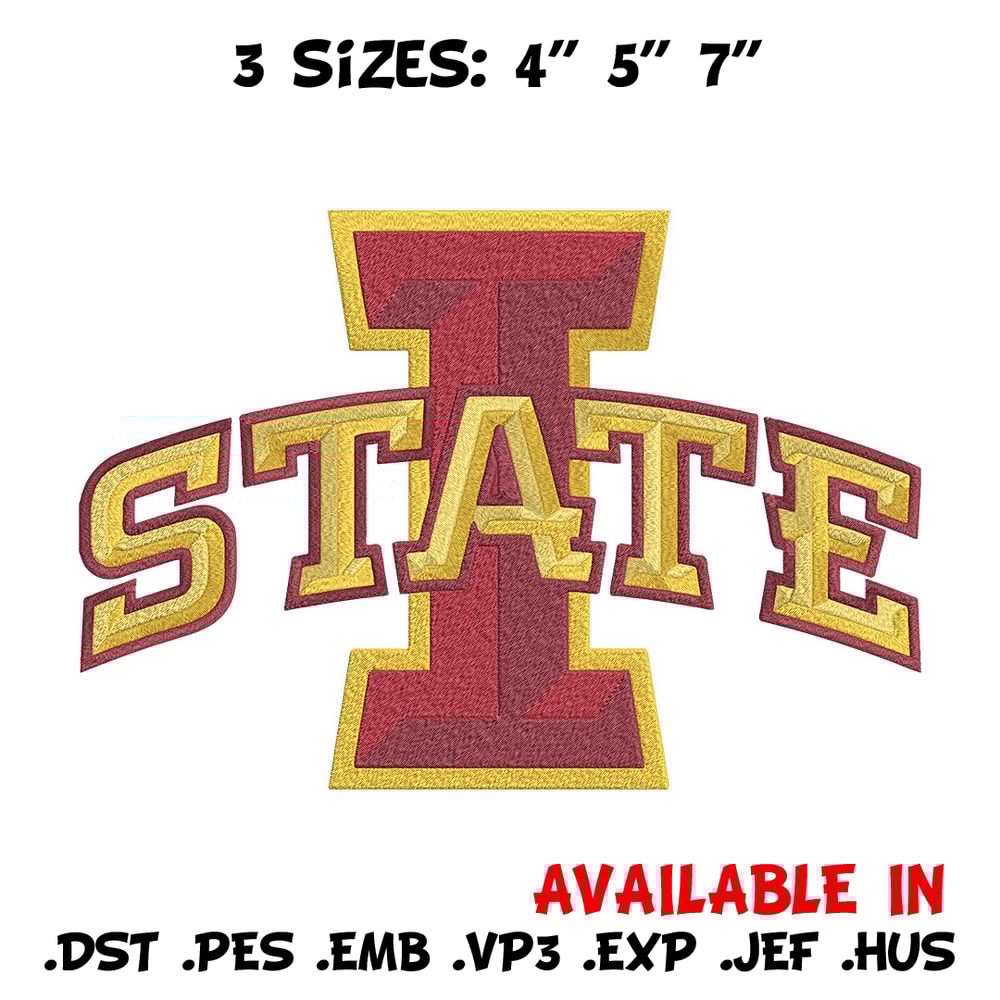 Iowa State logo embroidery design, NCAA embroidery, Sport embroidery,Logo sport embroidery,Embroidery design.jpg