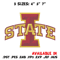 Iowa State logo embroidery design, NCAA embroidery, Sport embroidery,Logo sport embroidery,Embroidery design.jpg